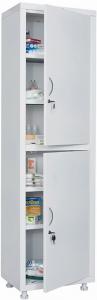Шкаф медицинский металлический Hilfe МД 1 1657/SS